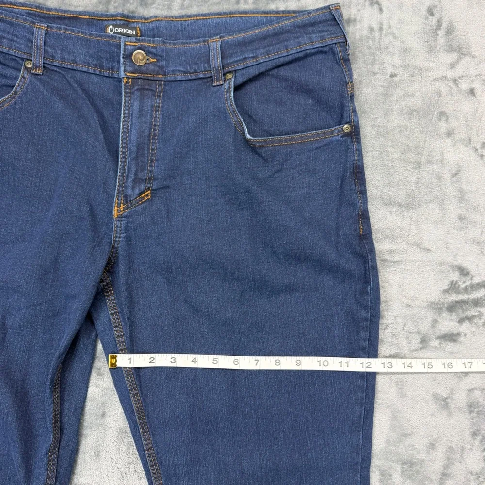 Origin Delta 68 Performance Denim Jeans Mens 42x32 Legit Fit Blue‎ Made in USA